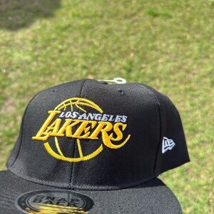 New Era Black Los Angeles Lakers Cap